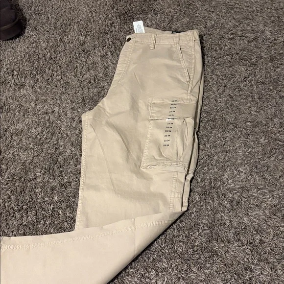 American Eagle Outfitters Tan Straight Leg Jeans - Picture 4 of 4